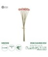GloboStar® Artificial Garden PINK DANDELION BOUQET 21359 Τεχνητό Διακοσμητικό Ταραξάκο Μπουκέτο Y54cm